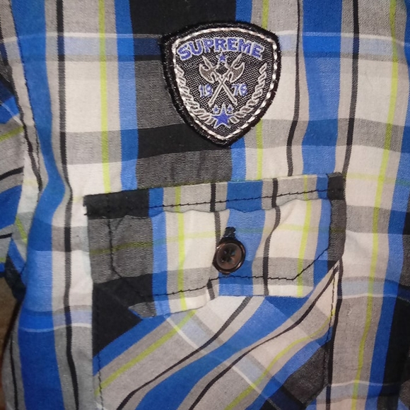 Quad Seven Boys Size 7 Button up Shirt boys Size 7 - Picture 6 of 9